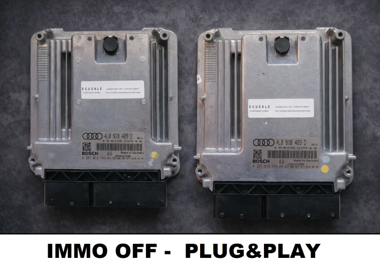 4L0910409D 0281015165 master and slave Audi Q7 4.2 TDI – IMMO OFF set, no programming