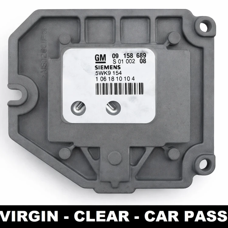 09158689 5WK9154 centralita de motor Siemens Opel Astra G / Zafira A / Vectra B 1.8 16V Z18XE Virgin – tipo nuevo – vista adi