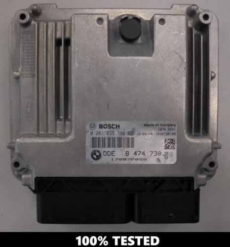 8474730 0281035188 sterownik silnika BMW 2.0 Diesel DDE8474730 F30 / F31 / F34 / F35
