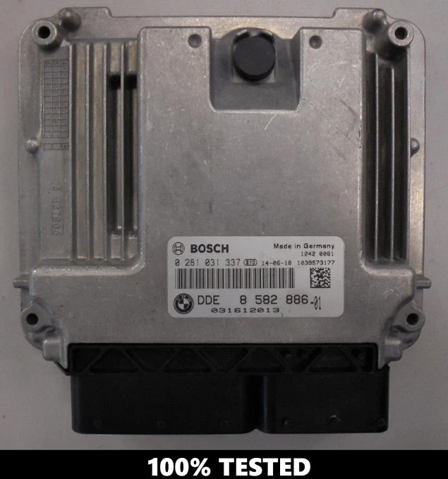 8582886 0281031337 sterownik silnika BMW 2.0 Diesel DDE8582886 F10 / F11 / X3 F25