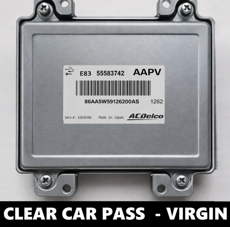 55583742 AAPV 12636386 engine control unit Delco Opel Corsa D 1.2 petrol Virgin