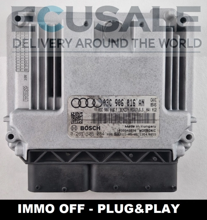 0261S06084 03C906016AN IMMO OFF centralina do motor Audi A3 1.4 TSI Plug &amp;amp;amp; Play