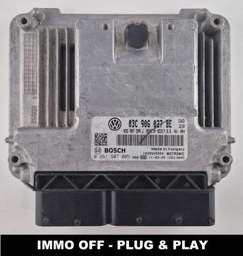 0261S07005 03C906027BE engine ECU Bosch VW Tiguan / Jetta 1.4 / 1.6 TSI