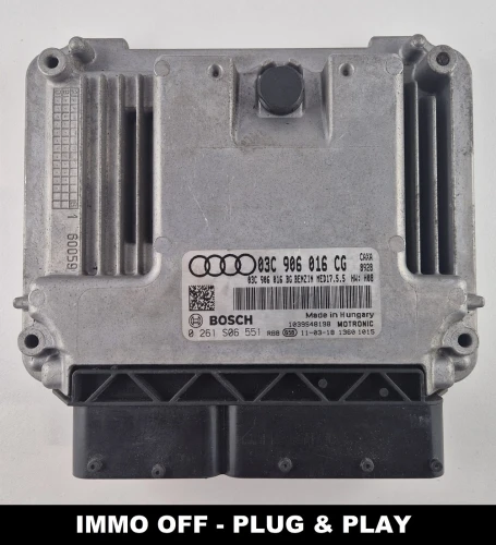 03C906016CG 0261S06551 engine ECU Bosch Audi A1 1.4 TSI