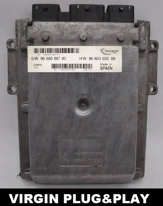 9666089780 9666360280 engine control unit Visteon Virgin Ducato Boxer Jumper 2.2