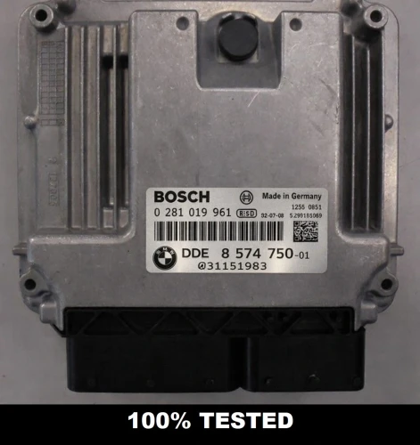 8574750 0281019961 centralina motore BMW 2.0 Diesel DDE8574750 F10 / F11