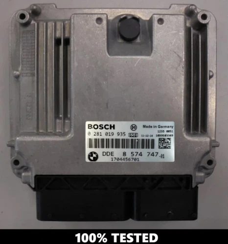 8574747 0281019935 centralina do motor BMW 2.0 Diesel DDE8574747 F10 / F11