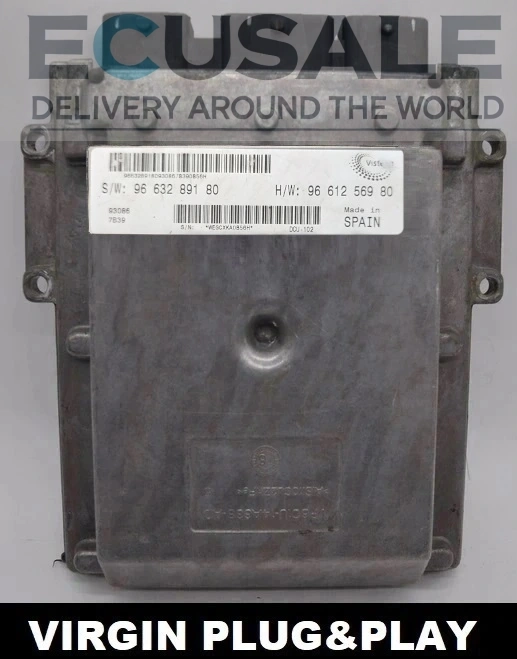 Centralina motore 9661256980 9663289180 Visteon VIRGIN Plug&amp;amp;amp;Play Ducato Boxer Jumper