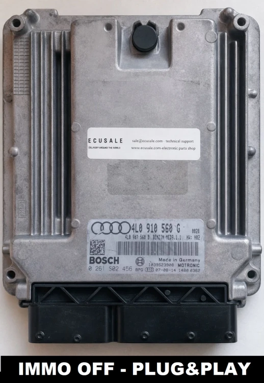 4L0910560G 0261S02456 engine ECU Bosch MED9.1.1 Audi Q7 4.2 V8 FSI