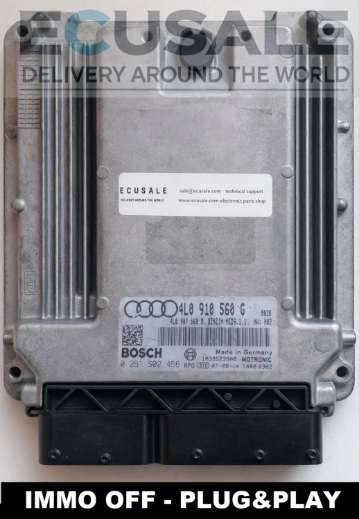 steuergerät 4L0910560G 0261S02456 Audi Q7 4.2 V8 FSI IMMO OFF