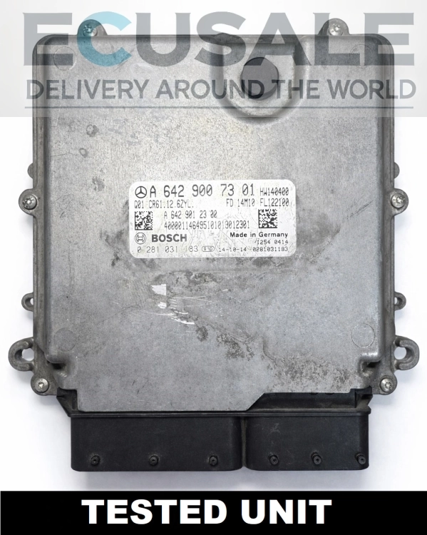 Centralina do motor A6429007301 A 642 900 73 01 Bosch 0281031183 Mercedes 3.0 CDI V6 CR6.1