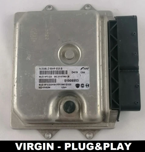 51908953 MJD 8F3.D3 Fiat Doblo 1.3 Multijet engine control unit