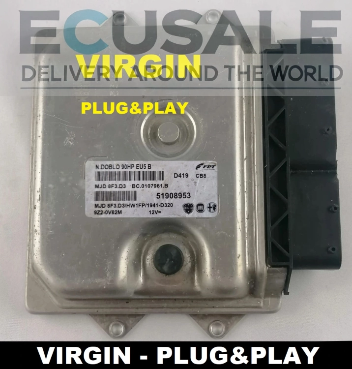 51908953 MJD8F3.D3 Centralita de motor OPEL Combo 1.3 CDTI 1248cm3 ECU Plug&amp;amp;amp;Play
