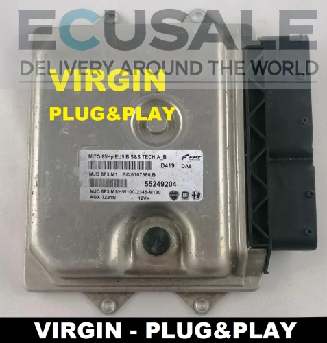 55249204 Centralita de motor Alfa Romeo MiTo 1.3 JTD MJD8F3.M1 VIRGIN Plug&amp;amp;amp;Play ECU Bosch