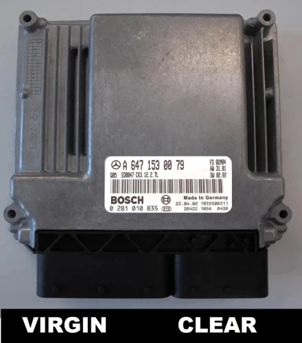 A6471530079 0281010835 engine ECU Mercedes-Benz 2.7 CDI OM647 Virgin E W211 270 CDI