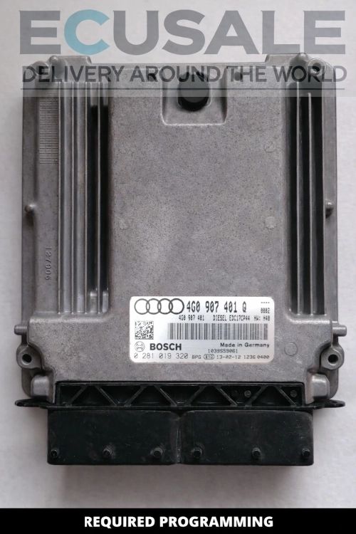 Centralita de motor 4G0907401Q 0281019320 Audi A6 C7 3.0 TDI ECU Bosch 4G0 907 401 Q