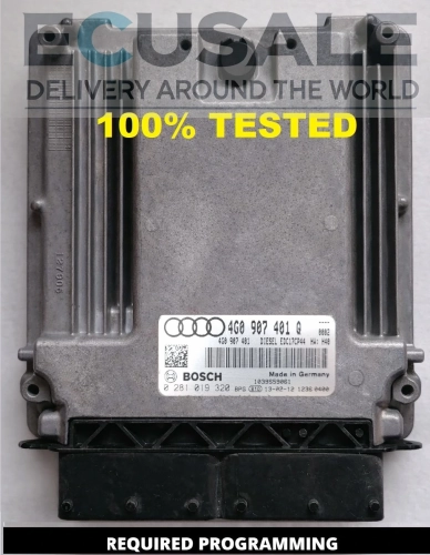 Bosch 0 281 019 320 4G0907401Q Centralina do motor Audi A6 C7 3.0 TDI V6 Common Rail