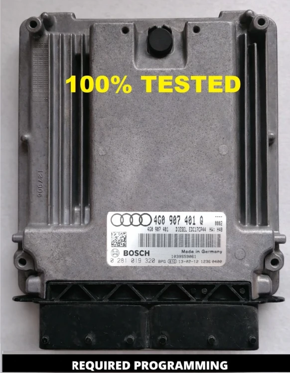 4G0907401Q 0281019320 engine ECU Audi A6 C7 3.0 TDI V6 Common Rail Bosch