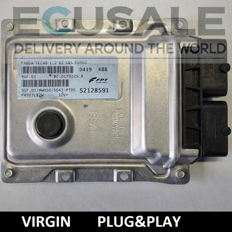 52128591 9GF.DJ Centralina do motor Fiat Panda 1.2 8V 169A4000 VIRGIN PLUG &amp;amp;amp; PLAY ECU
