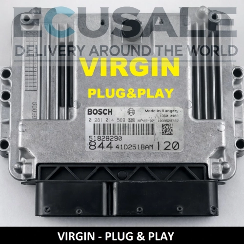 Centralina motore 51828290 0281014569 Lancia Delta 1.6 Multijet 88kW VIRGIN Plug&amp;amp;amp;Play Bosch EDC16C39