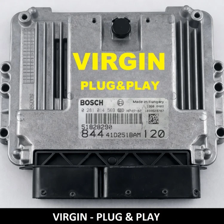 ECU Engine 51828290 0281014569 Lancia Delta 1.6 Multijet 88kW VIRGIN Plug and Play Bosch EDC16C39
