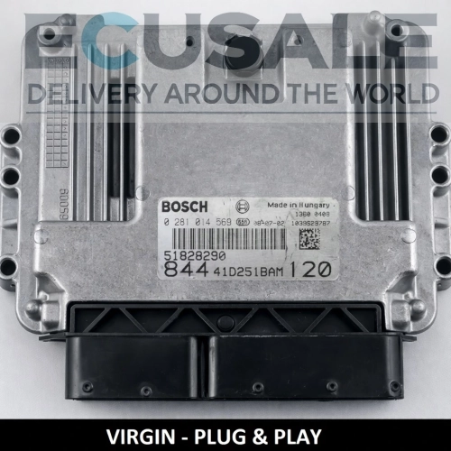 51828290 Bosch 0281014569 ECU Lancia Delta III 1.6 JTD 120KM 198A3000 Centralina do motor Plug and Play