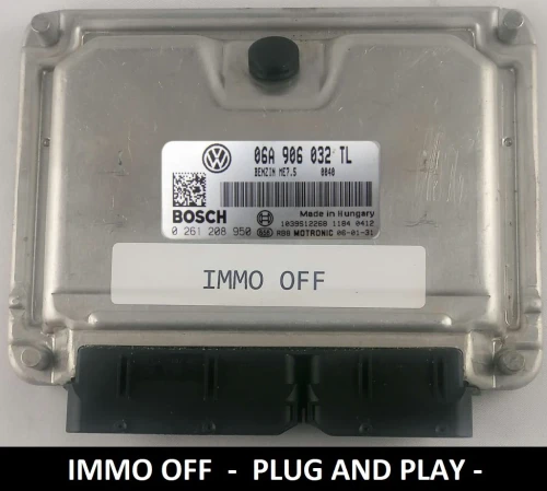 0261208950 06A906032TL engine ECU Bosch VW Polo 6R 1.8 TSI