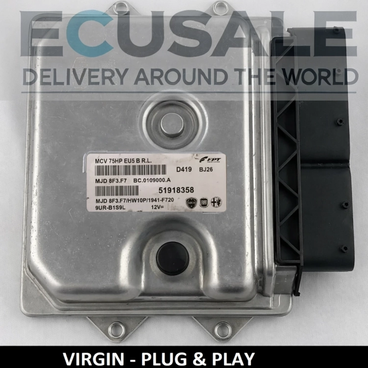51918358 ECU Engine Fiat Doblo 1.3 Multijet MJD8F3.F7