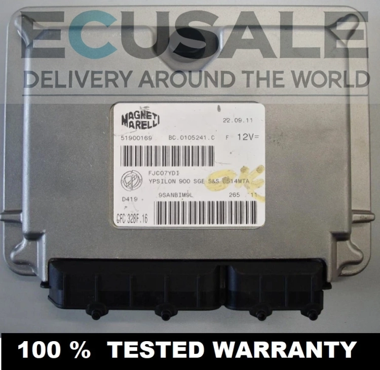 Centralita de la caja de cambios CFC328F.16 51900169 Lancia Ypsilon Fiat Dualogic