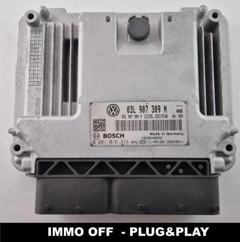 03L907309N 0281016374 engine ECU Bosch VW / Audi / Seat / Skoda 2.0 diesel