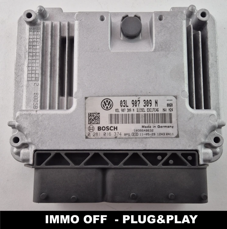 03L907309N 0281016374 sterownik silnika Bosch VW / Audi / Seat / Skoda 2.0 diesel