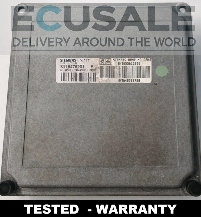 S118475201E SIM824 centralina de transmissãoPeugeot 307 407 Citroen C4 C5 HDI