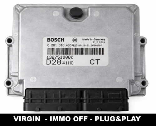 1327518080 0281010486 Bosch engine control unit Fiat Ducato 2.8 JTD