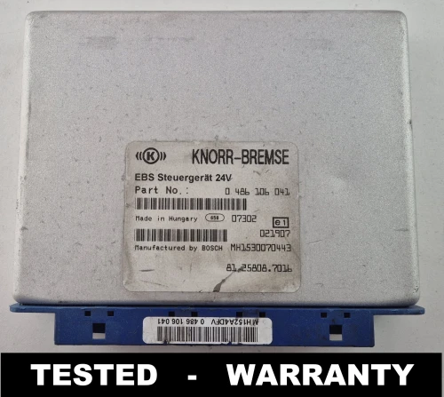0486106041 81258087016 centralina EBS MAN Knorr-Bremse 24V