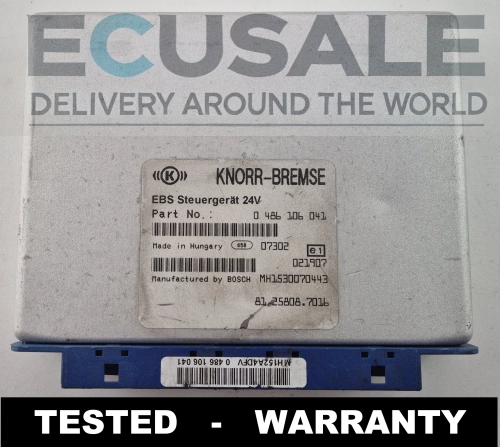 EBS 0486106041 KNORR BREMSE MAN 81258087016 BOSCH MH1.530070443 sterownik 24V