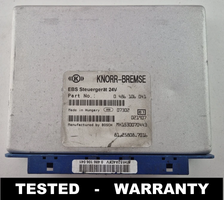 0486106041 81258087016 sterownik EBS MAN Knorr-Bremse 24V