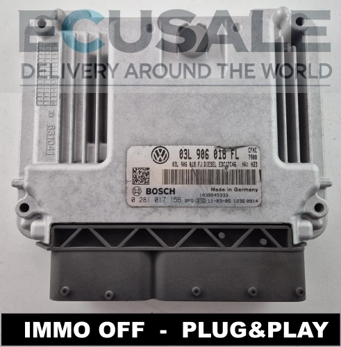 ECU Engine controller 03L906018FL 0281017156 Seat Altea XL 2.0 TDI  IMMO OFF