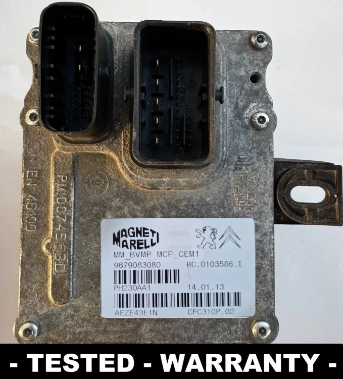 9679083080 BC0103586I sterownik skrzyni biegów Citroën DS5