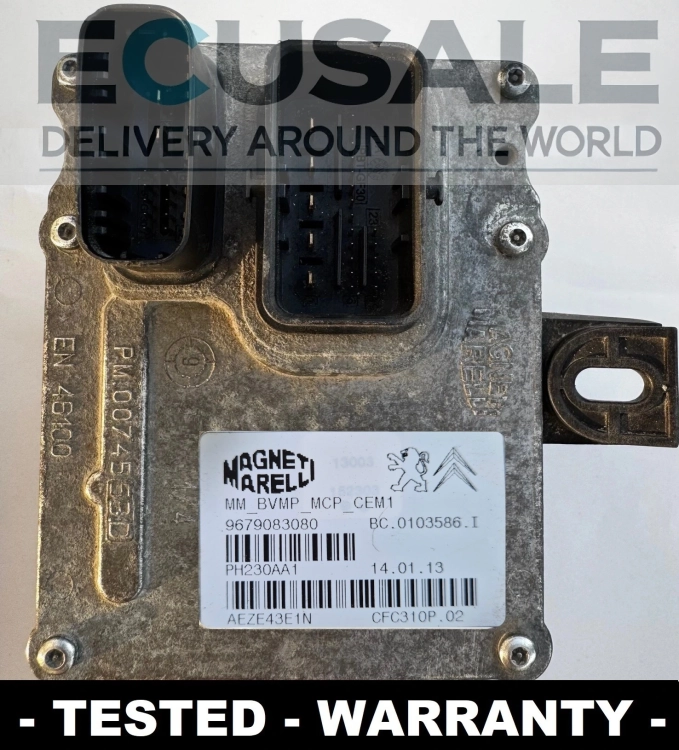 TCU 9679083080 BC0103586I Citroen Peugeot Centralita de la caja de cambios