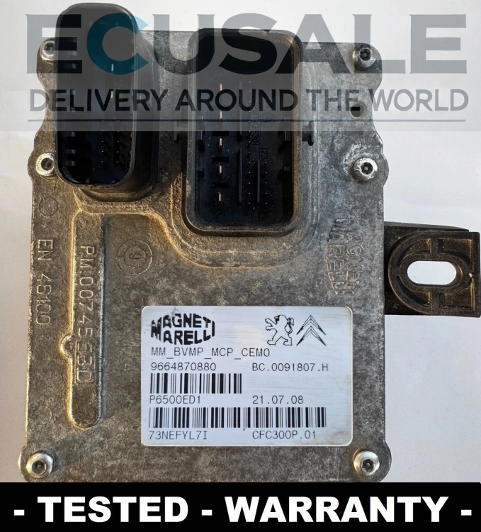 TCU 9664870880 BC0091807H Citroen Peugeot centralina de transmissão TCU PSA