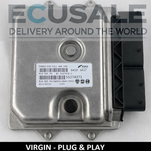 Centralina motore 55274371 MJD9DF.P4 Fiat Panda 2 1.3 diesel VIRGIN PLUG&amp;amp;amp;PLAY