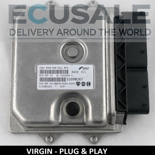 ECU Engine 52098267 MJD9DF.X2 Fiat 500L 1.3 Multijet VIRGIN PLUG&amp;amp;PLAY