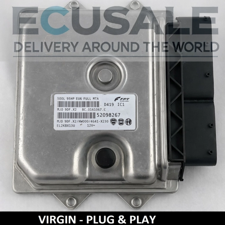 Centralita de motor 52098267 MJD9DF.X2 Fiat 500L 1.3 Multijet VIRGIN PLUG&amp;amp;amp;PLAY