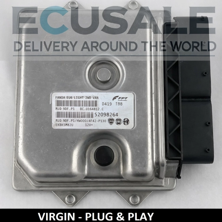Centralita de motor 52098264 MJD9DFP1 Fiat Panda 1.3 Multijet VIRGIN PLUG&amp;amp;amp;PLAY MJD9DF.P1