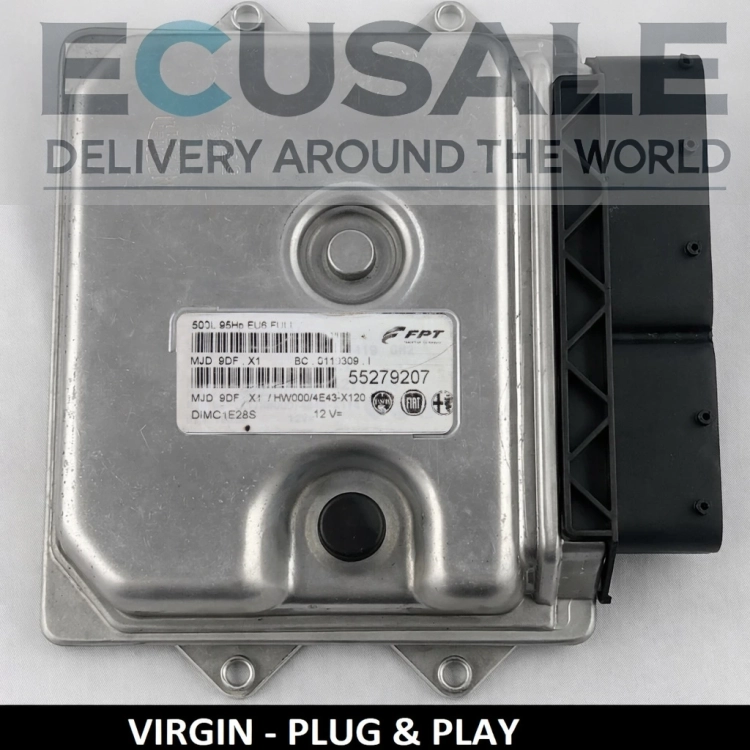 ECU Engine controller 55279207 MJD9DFX1 Fiat 500L 1.3 Multijet VIRGIN PLUG&amp;amp;PLAY