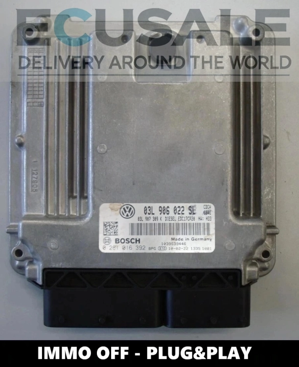 ECU Engine controller 03L906022SL 0281016392 VW Amarok 2.0 TDI IMMO OFF