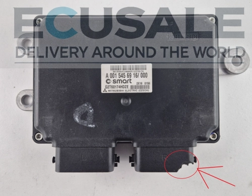 Centralita de la caja de cambios Smart Fortwo II A0015456916 G2T60174HDZE