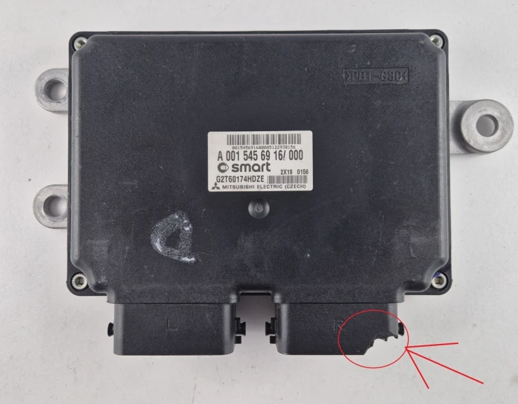 A0015456916 G2T60174HDZE sterownik skrzyni biegów Smart fortwo 451