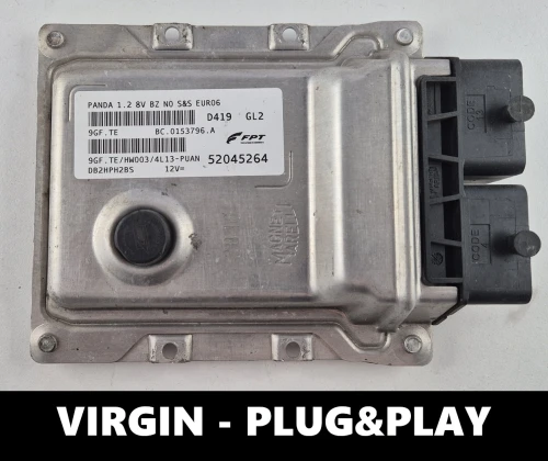 52045264 9GF.TE centralina do motor Fiat Panda 1.2 8V