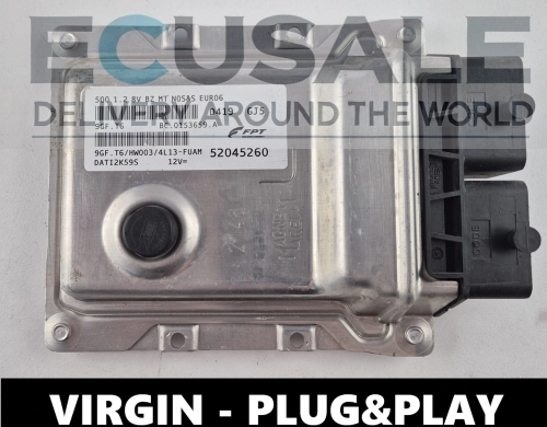 Centralina motore 52045260 BC0153659A FIAT 500 1.2 8V 9GF.T6 ECU VIRGIN Plug&amp;amp;amp;Play